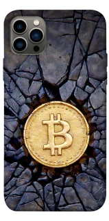 Чехол на Apple iPhone 12 Pro (6.1") Bitcoin cracks фото 1 из 1