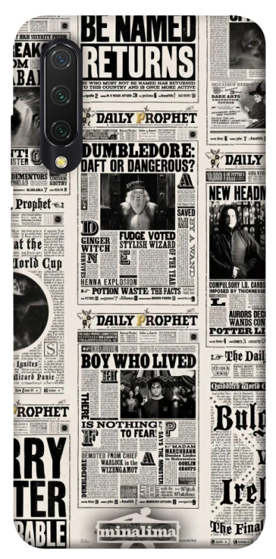 Чохол на Xiaomi Mi CC9 / Mi 9 Lite Harry Potter newspaper фото 1 з 1