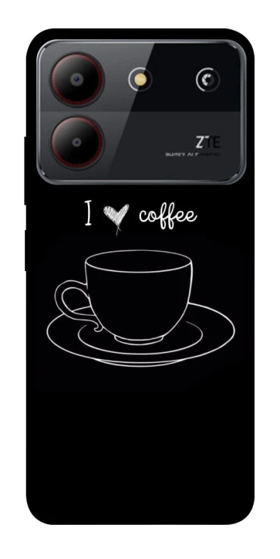 Чохол на ZTE Blade A54 4G Black coffee фото 1 з 1