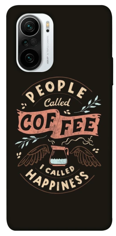 Чехол на Xiaomi Redmi K40 / K40 Pro / K40 Pro+ / Poco F3 Сoffee happiness фото 1 из 1