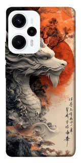 Чохол на Xiaomi Poco F5 / Note 12 Turbo white dragon фото 1 з 1