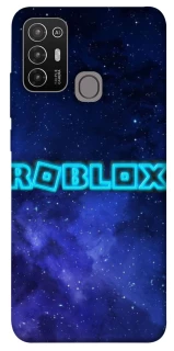 Чохол на ZTE Blade A52 Roblox Space Logo Blue фото 1 з 1