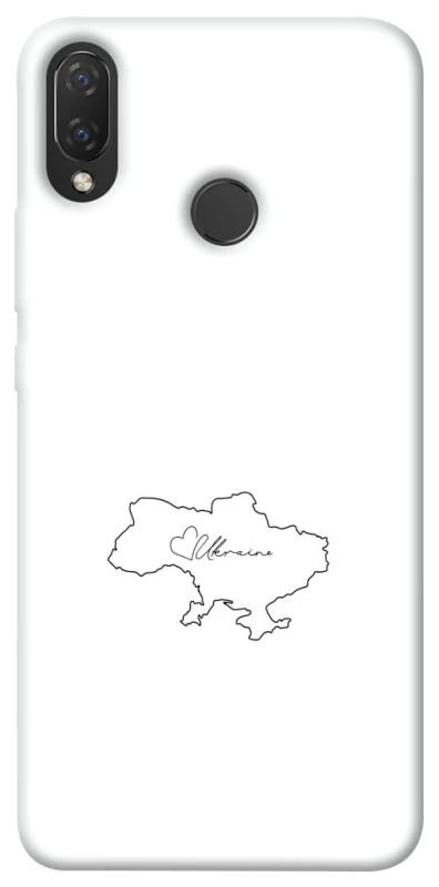 Чохол на Huawei P Smart+ (nova 3i) Ukraine map фото 1 з 1