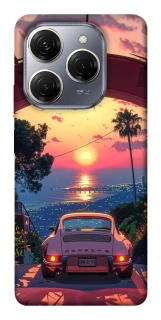 Чехол на TECNO Spark 20 Pro Porsche at sunset фото 1 из 1