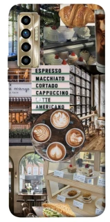 Чохол на TECNO Camon 17P Coffee collage ver.5 фото 1 з 1