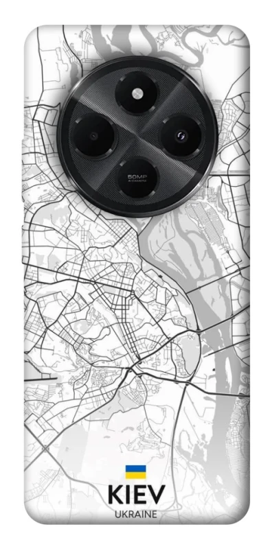 Чохол на Xiaomi Redmi A3 Pro Kiev white map фото 1 з 1