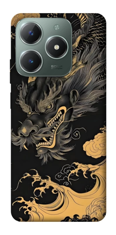 Чехол на Realme C61 gold dragon фото 1 из 1