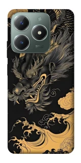 Чохол на Realme C61 gold dragon фото 1 з 1