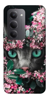 Чехол на Xiaomi Redmi 15 (Global) Кот в цветах фото 1 из 1