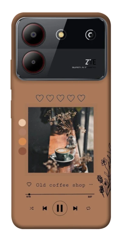Чохол на ZTE Blade A54 4G Coffee player фото 1 з 1