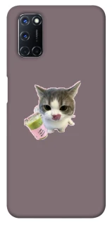 Чохол на Oppo A52 / A72 / A92 cat matcha фото 1 з 1