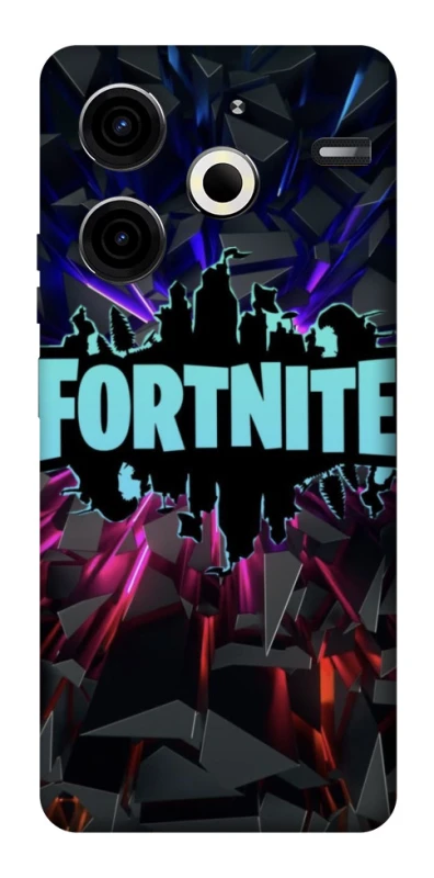 Чехол на TECNO Pova 6 Neo (LI6) Fortnite logo ver.3 фото 1 из 1