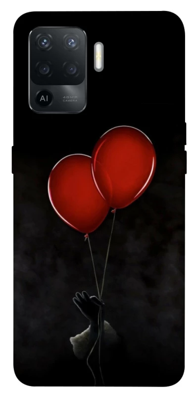 Чехол на Oppo Reno 5 Lite Reds Balloons фото 1 из 1