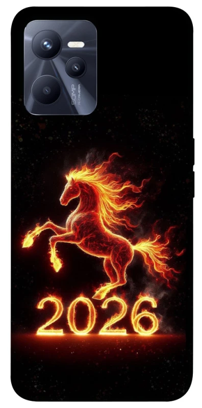 Чохол на Realme C35 Red Fire Horse ver.1 фото 1 з 1