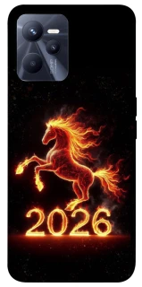 Чохол на Realme C35 Red Fire Horse ver.1 фото 1 з 1
