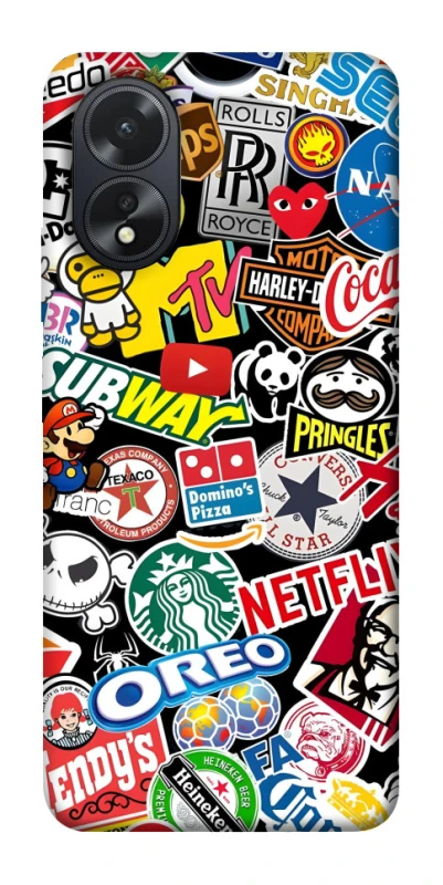 Чехол на Oppo A18 brands фото 1 из 1