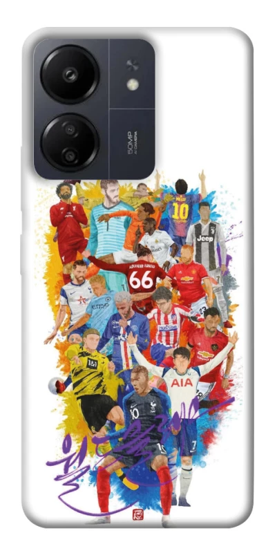 Чохол на Xiaomi Redmi 13C Football Abstract v2 фото 1 з 1