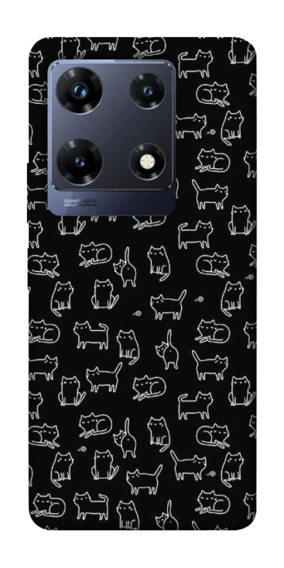 Чохол на Infinix Note 30 Pro Black Cats фото 1 з 1