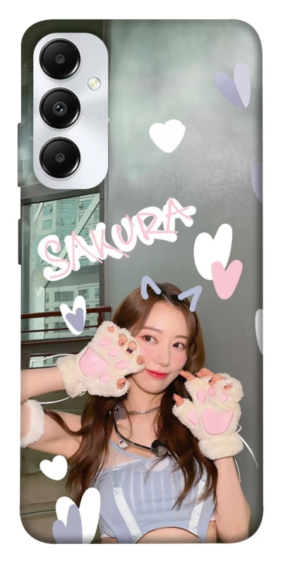 Чехол на Samsung Galaxy A05s Sakura - LE SSERAFIM фото 1 из 1