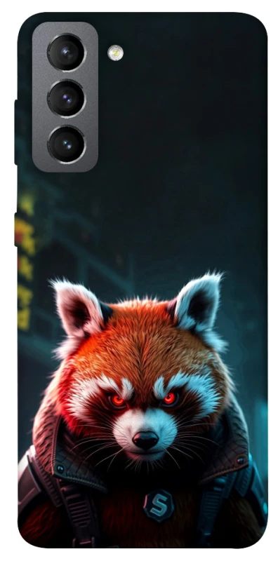 Чохол на Samsung Galaxy S21 FE Cyber Red Panda фото 1 з 1
