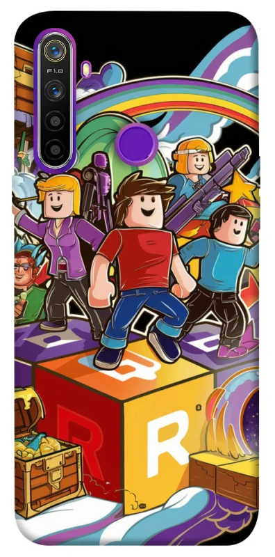 Чохол на Realme 5 Roblox family фото 1 з 1