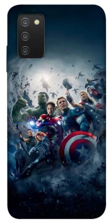 Чехол на Samsung Galaxy A03s Marvel heroes фото 1 из 1