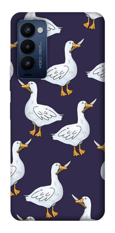 Чохол на TECNO Camon 18 Pro Гуси з претензією фото 1 з 1