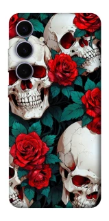 Чехол на Samsung Galaxy S25+ skull and rose фото 1 из 1