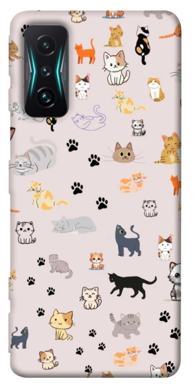 Чохол на Xiaomi Redmi K50 Gaming Cat style ver.1 фото 1 з 1