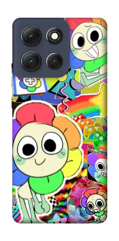 Чохол на Motorola Moto G86 Dandy world collage фото 1 з 1