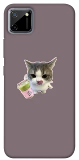 Чохол на Realme C11 cat matcha фото 1 з 1