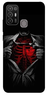 Чехол на ZTE Blade A52 Skeleton Heart фото 1 из 1