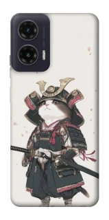 Чохол на Motorola Moto G35 Samurai Cat Warrior фото 1 з 1