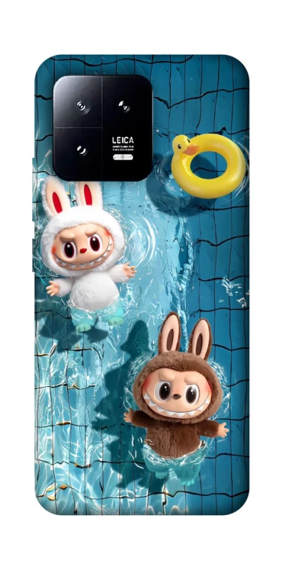 Чохол на Xiaomi 13 Labubu in the pool фото 1 з 1