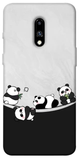 Чохол на OnePlus 7 Four pandas фото 1 з 1