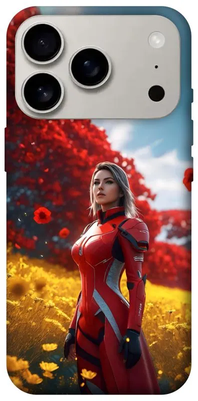Чехол на Apple iPhone 18 Pro Cyber space girl ver.5 фото 2 из 2