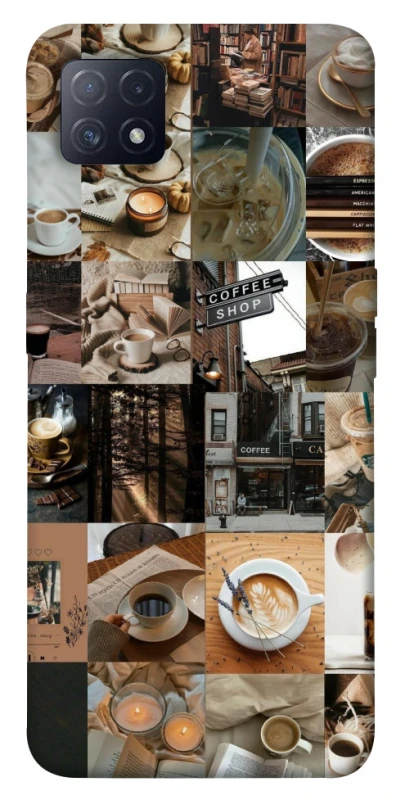 Чохол на Oppo A72 5G / A73 5G Coffee collage ver.3 фото 1 з 1