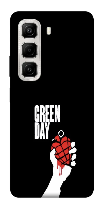 Чохол на Infinix Hot 50 4G Green Day logo фото 1 Чохол на Infinix Hot 50 4G Green Day logo фото 1 з 1