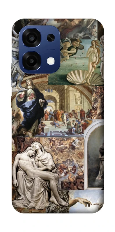 Чехол на Oppo A6 Pro 4G/5G Art collage ver.10 фото 2 из 2