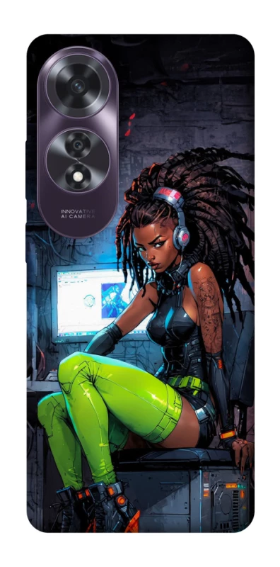 Чехол на Oppo A60 Cyber girl фото 1 из 1