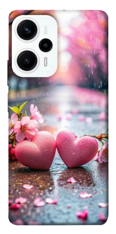 Чохол на Xiaomi Poco F5 / Note 12 Turbo Pink heart фото 1 з 1