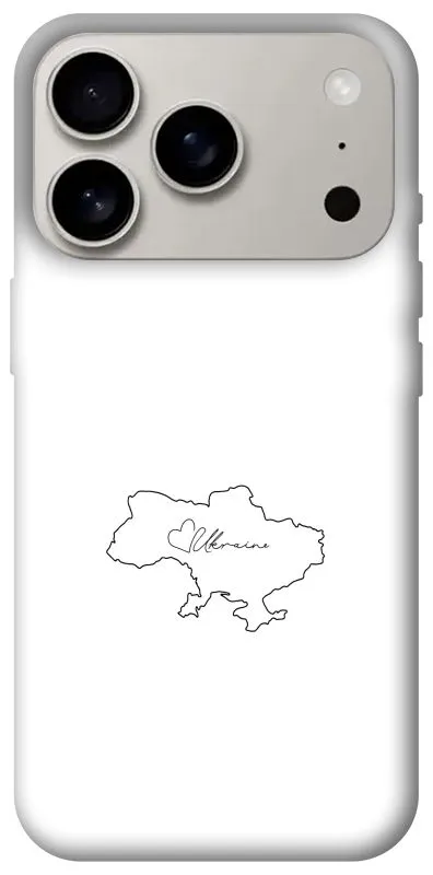 Чехол на Apple iPhone 18 Pro Ukraine map фото 2 из 2
