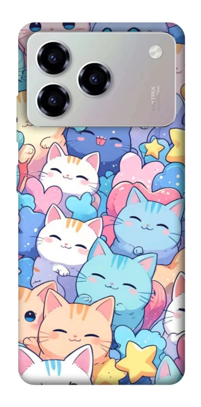 Чохол на ZTE Blade A76 Funny Kittens ver.3 фото 1 з 1