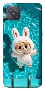 Чехол на Oppo A92s Labubu in the pool ver.2 фото 1 из 1