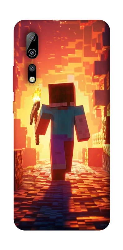 Чохол на ZTE Axon 10 Pro Minecraft adventure фото 1 з 1