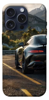 Чехол на Apple iPhone 15 Pro (6.1") Car in the mountains фото 1 из 1