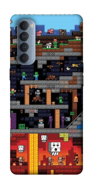 Чехол на Oppo Reno 4 Pro Minecraft фото 1 из 1