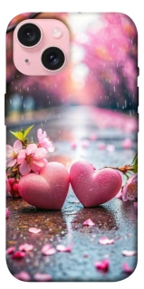 Чехол на Apple iPhone 15 (6.1") Pink heart фото 1 из 1