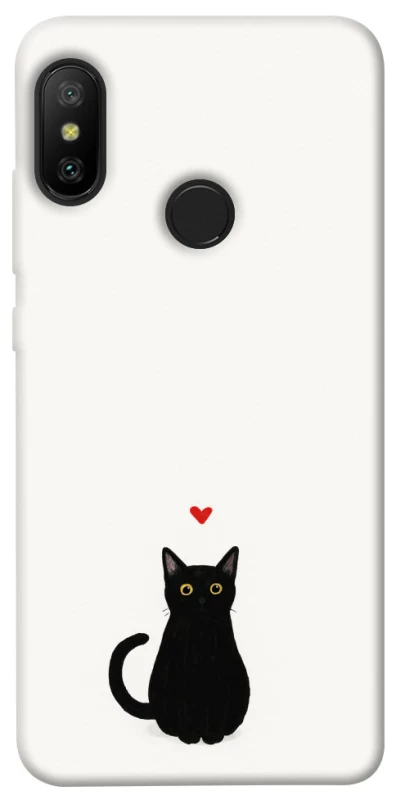 Чохол на Xiaomi Mi A2 Lite / Xiaomi Redmi 6 Pro cat in love фото 1 з 1