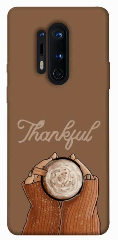 Чехол на OnePlus 8 Pro Thankful coffee фото 1 из 1